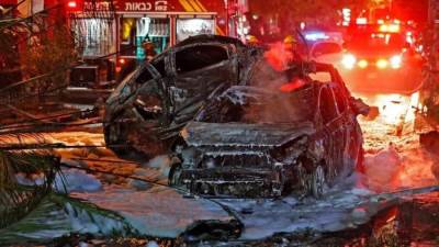 بعد الهجمات الصاروخية علي تل ابيب الطيران المدني في إسرائيل