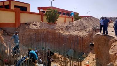 قنا الجديدة: جارٍ الانتهاء من تنفيذ أعمال خط المياه الرئيسى المغذي لمساحة 1500 فدان بالمدينة
