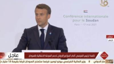 ماكرون : فرنسا تقرر إلغاء ديون السودان البالغة 5 مليارات دولار