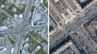 غزة تظهر ضبابية في خرائط جوجل