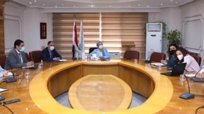 وزيرة البيئة تلتقى ممثلي برنامج الأمم المتحدة للمستوطنات البشرية