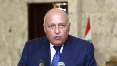 سامح شكرى يتلقى اتصالا من وزير خارجية إسرائيل