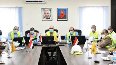 وزيرا الإسكان و الطاقة التنزانى يتابعان الموقف التنفيذى لمشروع سد ومحطة كهرباء جيوليوس نيريرى 