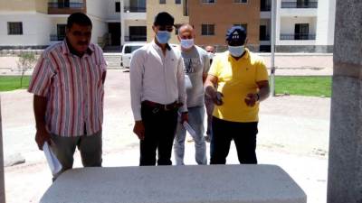 مسئولو الإسكان" يتفقدون السكن البديل لسكان المناطق العشوائية بالعبور