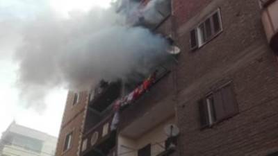 إخماد حريق نشب داخل شقة سكنية فى العياط دون إصابات