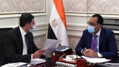 رئيس الوزراء يلتقى الرئيس التنفيذي للهيئة العامة للاستثمار والمناطق الحرة