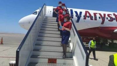  مطار شرم الشيخ الدولى يستقبل أولى الرحلات المباشرة القادمة من مطار كازاخستان