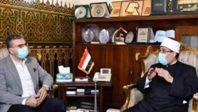 وزير الأوقاف ورئيس اتحاد الإذاعات الإسلامية يناقشان التعاون المشترك