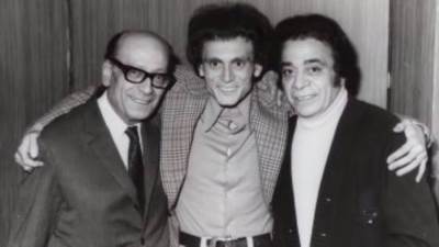 صور عمرها 46 سنة.. محمد صبحى مع المليجى والدقن بكواليس "انتهى الدرس يا غبى"