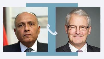 الوزير شكري ونظيره الكندي يتباحثان حول التطورات الأخيرة على الساحة الفلسطينية