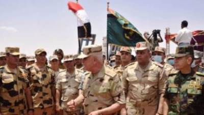 الفريق محمد فريد يشهد فعاليات ختام التدريب "المصرى السودانى" المشترك حماة النيل