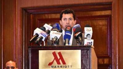 وزير الرياضة يشهد حفل إفتتاح البطولة العربية للرماية