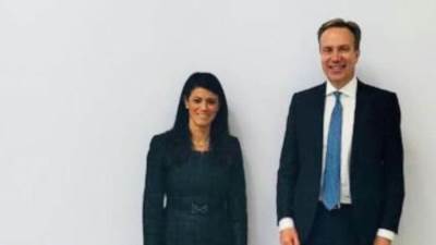 وزيرة التعاون الدولي تلتقي رئيس المنتدى الاقتصادي العالمي لبحث مجالات التعاون