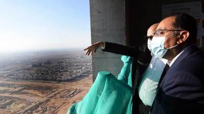 رئيس الوزراء يتفقد مشروعات العاصمة الإدارية الجديدة لمتابعة سير الأعمال