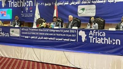 وزير الشباب والرياضة يشهد الجمعية العمومية للاتحاد الإفريقي للتراثيلون بشرم الشيخ