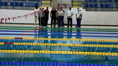 وزير الشباب والرياضة يتفقد المدينة الرياضية بالعاصمة الإدارية على هامش ماراثون البوسكو 