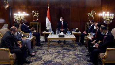 رئيس الوزراء يلتقى الأمين العام لسكرتارية منطقة التجارة الحرة القارية الأفريقية