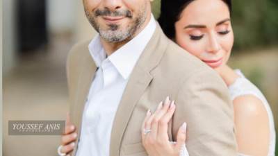 الصور الاولي من عقد قران محمد فراج وبسنت شوقي تقلب السوشيال ميديا