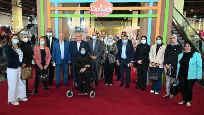 القباج وأعضاء بمجلس النواب يتفقدون أروقة معرض "ديارنا للأثاث والمفروشات والسلع المعمرة"