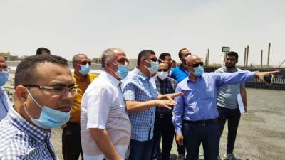 مسئولو "جهاز ٦ أكتوبر "يتفقدون مشروع تقاطع 8 ضمن تطوير الطرق بالمدينة