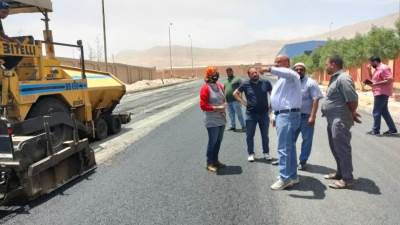 رئيس جهاز خليج السويس تتفقد أعمال البنية الأساسية بتوسعات منطقة عتاقة الصناعية