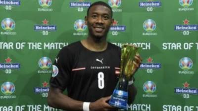 يورو 2020.. ألابا أفضل لاعب في مباراة النمسا ضد مقدونيا الشمالية