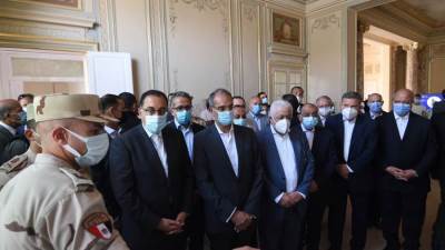 رئيس الوزراء يتفقد مشروع ترميم وإحياء قصر السلطان حسين كامل