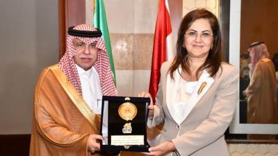 وزيرة التخطيط تلتقي وزير التجارة السعودي ووفد من مجتمع الأعمال بالمملكة