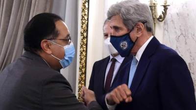 رئيس الوزراء يلتقي جون كيري المبعوث الرئاسي الأمريكي