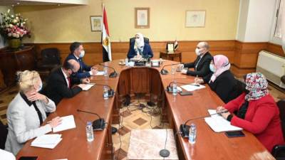 وزيرة التضامن الاجتماعي تستقبل نائب المديرة التنفيذية بصندوق الأمم المتحدة للسكان