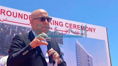 وزير الإسكان يضع حجر الأساس لمشروع أبراج الداون تاون بمدينة العلمين الجديدة بتنفيذ "cscec" الصينية