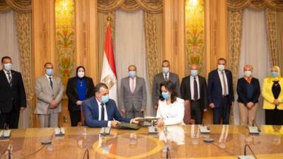 توقيع بروتوكول تعاون بين "الإنتاج الحربى" و "المجلس القومى للمرأة""