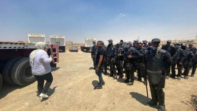 جهاز القاهرة الجديدة يسترد 9 أفدنة شمال طريق العين السخنة 