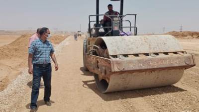 الإسكان": تقدم الأعمال بمشروعات الطرق المؤدية لمحطات القطار الكهربائي بمدينة بدر