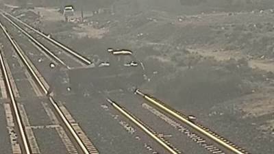 قائد قطار يمنع وقوع كارثة على خط السويس