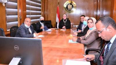 وزيرة التجارة والصناعة ونظيرها المغربي يبحثان سبل تيسير حركة التبادل التجاري بين البلدين