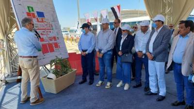 وزير البترول وبرلمانيين يتفقدون توسعات مصفاة تكرير ميدور بالأسكندرية بتكلفة 2.4 مليار دولار