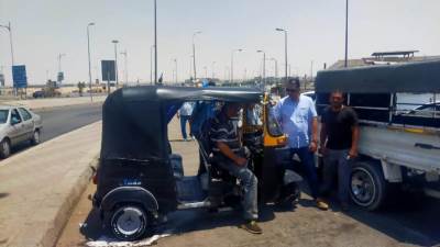 جهاز مدينة العبور ينفذ حملات موسعة للقضاء على الظواهر العشوائية بالتعاون مع الشرطة