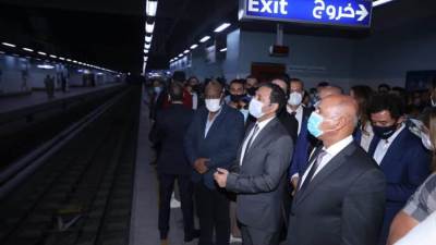 وزير النقل يشهد فعاليات تشغيل وصيانة الخط الثالث لمترو الأنفاق عبر RATP Dev‏ الفرنسية