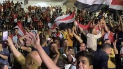 "ستاد فلسطين" بغزة يحتضن فرحة جماهير الأهلى بالفوز على الترجى