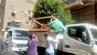 محافظ الجيزة يشن حملات تمشيط لرفع الإشغالات بعديد من المناطق