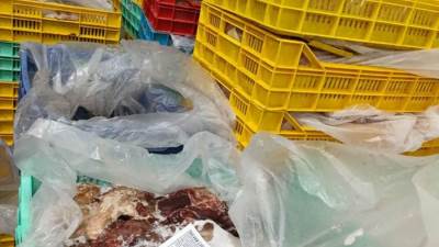 ضبط ١٣طن مصنعات لحوم  ودواجن وكبدة غير صالحة للأستخدام الادمي بالجيزة