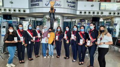 قطاع الطيران المدني يحتفل بالذكرى الثامنة لثورة ٣٠ يونيو