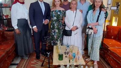 تنظيم زيارة تعريفية لوفد إعلامي من التلفزيون الروسي الرسمي  إلى مصر