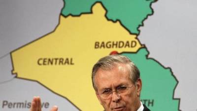 عاجل : وفاة وزير الدفاع الأمريكي صاحب خطط غزو العراق عام 2003