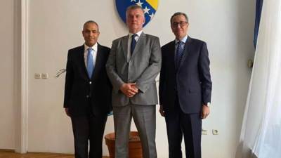 مساعد وزير الخارجية للشئون الأوروبية يبحث في سراييفو تعزيزالعلاقات مع جمهورية البوسنة والهرسك