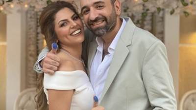 عمرو سلامة يحتفل بعقد قرانه على مروة البرماوى فى احتفال عائلى