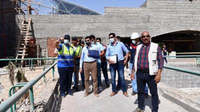 وزير الرياضة يتفقد فرع نادي النادي بشيراتون ويوجه بسرعة الانتهاء من كافة الأعمال وفق الخطط الزمنية 