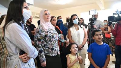 وزيرة التضامن الاجتماعي تفتتح مقر مؤسسة "يلا كفالة" 