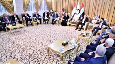 وزيرة التجارة والصناعة تبحث مع اعضاء اتحاد الصناعات العراقى سبل تعزيز الشراكة الصناعية 